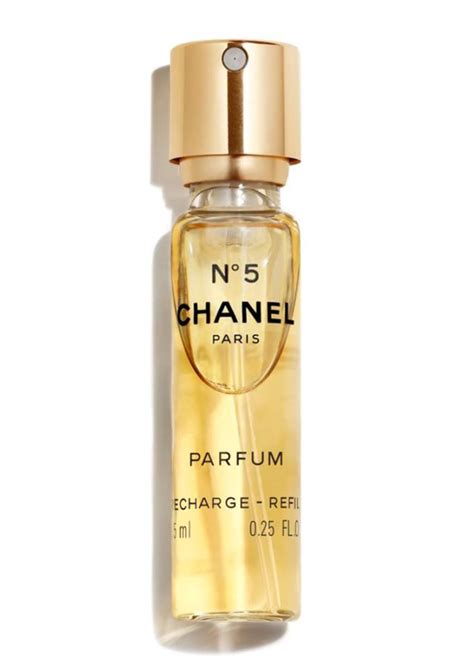 chanel no 5 purse pack|chanel 5 purse spray refill.